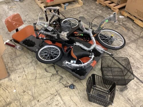 Folding Tricycle Rickshaw - Unknown if Hardware Complete  - Lot 376