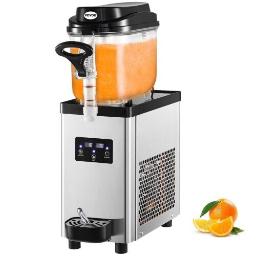 VEVOR Commercial Slushy Machine, 1.6 Gallons 25 Cups Single-Bowl, 300W 110V - Lot 15