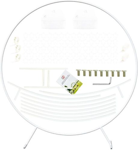 PILIN 7.5ft White Round Balloon Arch - Lot 400