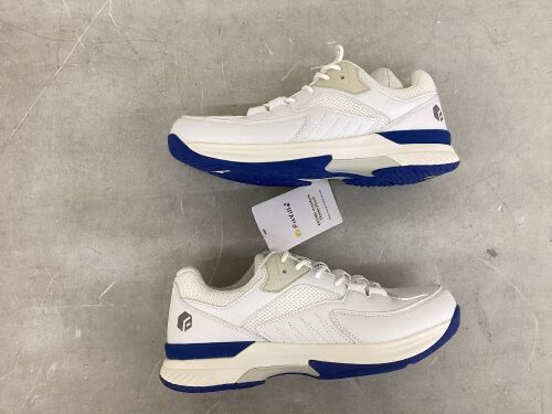 FitVille Men's Court Tennis Shoes, Size 6.5EW  - Lot 411