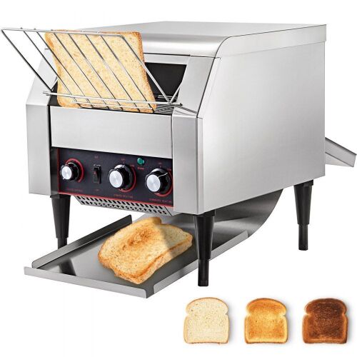 VEVOR 300 Slices/Hour Commercial Conveyor Toaster, 2200W  - Lot 112