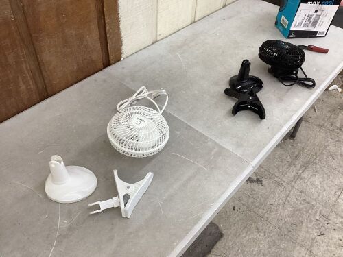 Lot of (2) Genesis 6 in. Convertible Table-Top and Clip Fan  - Lot 426