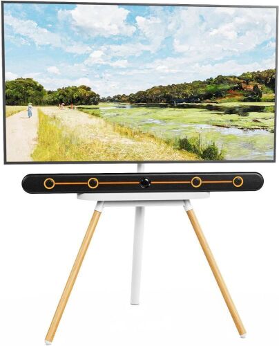 PUTORSEN Easel TV Stand for 43 to 65 Inch LED LCD OLED Screens - Lot 435
