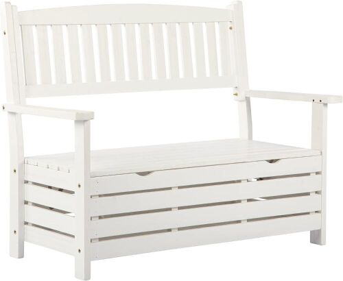 Outdoor Storage Box Bench - Unknown if Hardware Complete - Lot 508