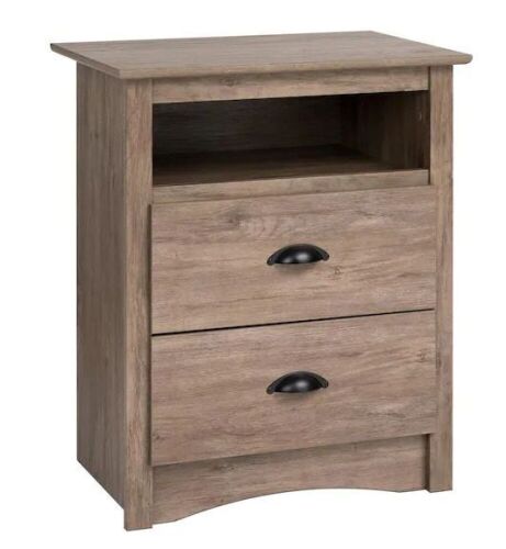 Salt Spring 2-Drawer Drifted Gray Nightstand - Lot 489
