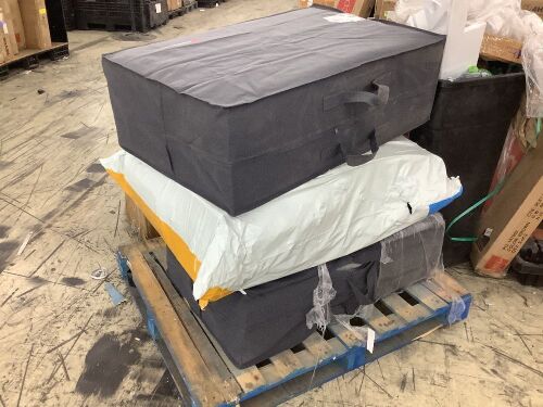 Lot of (3) Folding Portable Mattress Topper - Uninspected - Lot 686