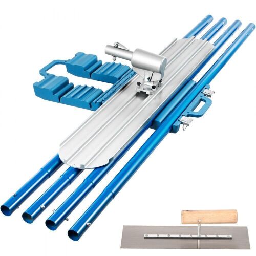 VEVOR Bull Float Magnesium Concrete Float 48 x 8" Round End with 4 Float Handle - Lot 43