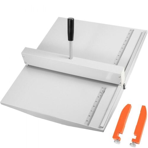 VEVOR 18Inch Creasing Machine High Gloss Covers Heavy Duty Creaser with 2 Magnetic Block for A4 Paper Card - Lot 666