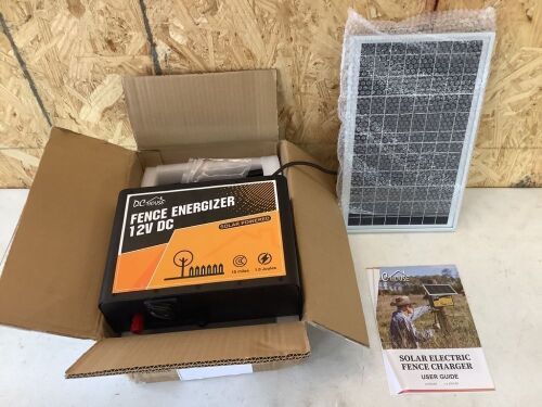 Solar Electric Fence Charger  - Lot 731