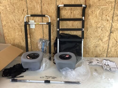 VEVOR Beach Cart for Sand, 23" x 15" Cargo Deck w/ 13" TPU Balloon Wheels  - Lot 739