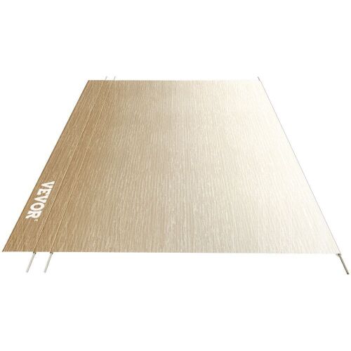 VEVOR 15 ft RV Awning Replacement Fabric 14'2", Brown Fade, 15oz Vinyl Material - Lot 734