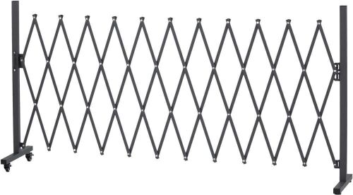 Aluminum Telescopic Fence with Casters - Lot 744