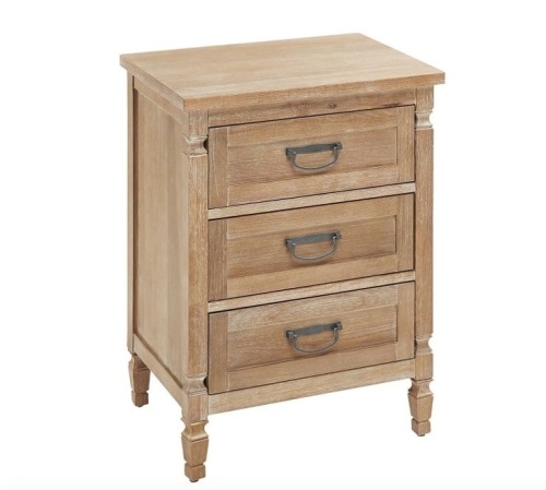 Pier1 Bradding 3-Drawer Bedside Chest. NEW - Lot 17