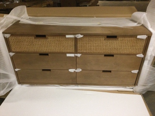 Pier1 Artis 6-Drawer Wooden Dresser. NEW - Lot 45