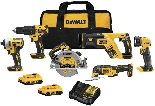 DEWALT 20V MAX Drill Combo, Cordless, 6-Tool (DCK677D2). Appears New - Lot 60