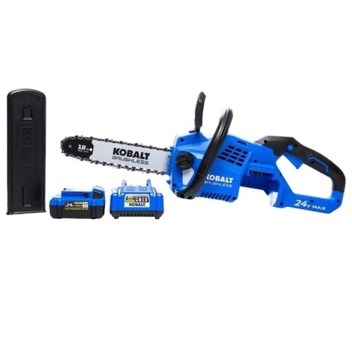 24-Volt Lithium Ion 12-in Cordless Electric Chainsaw (Battery Included). Appears New - Lot 73
