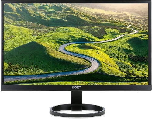 Acer R221Q bid 21.5-Inch IPS Full HD (1920 x 1080) Display (VGA, DVI & HDMI Ports),Black. Tested and Works. Appears New with Open Box - Lot 79