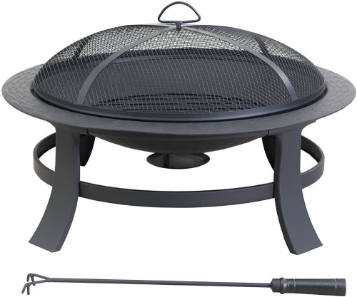 Sunjoy 30" Opp Round Steel Fire Pit - Appears New  - Lot 103