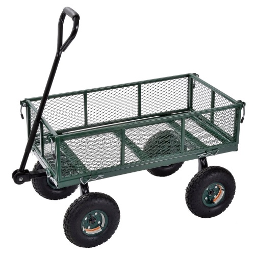 Sandusky Lee Muscle Carts Steel Utility Garden Wagon, 400lb Load Capacity, 21.75" x 34" x 18" - Appears New in Damaged Box - Lot 112