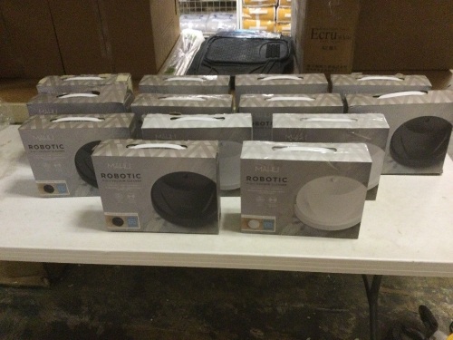 Lot of (13) Mahli Robotic 3-in-1 Vacuum Cleaners. Unknown Conditions, E-Commerce Returns - Lot 124