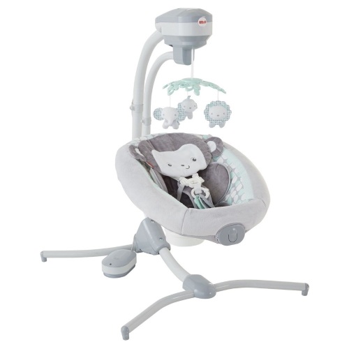 Fisher-Price Sweet Surroundings Monkey Cradle 'n Swing - Appears New  - Lot 132