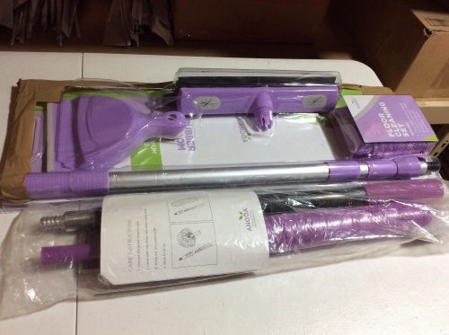 Anoda Microfiber Duster with 5' Pole and Squeegee with Telescoping Handle - Appear New - Lot 213