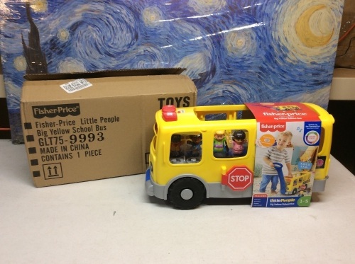 Fisher Price Little People Big Yellow School Bus. New - Lot 233