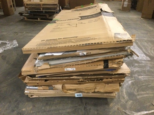 Pallet of Store Return Storm Doors. Unknown Conditions - Lot 237
