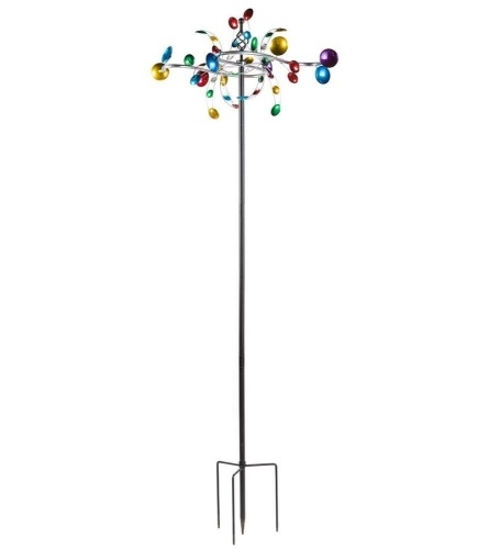 Horizontal Cup Metal Wind Spinner for Gardens. Appears New - Lot 240