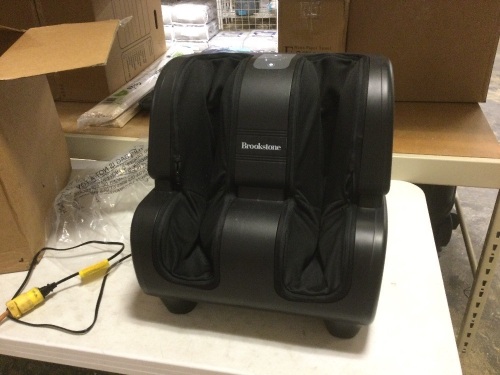 Brookstone Foot & Calf Massager. Works. E-Commerce Return. No Box - Lot 303