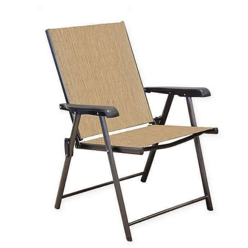 Destination Summer Never Rust Aluminum Folding Sling Chair - Appears New  - Lot 314