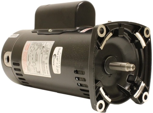 Century USQ1202 2 HP, 3450 RPM, 48Y Frame, Capacitor Start/Capacitor Run, ODP Enclosure, Square Flange Pool Motor. Appears New - Lot 339