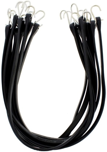 ABN EPDM Bungee Cords with Hooks 50pk, 41in (66in Max Stretch) – Heavy Duty Bungee Cord Set.  - Lot 345
