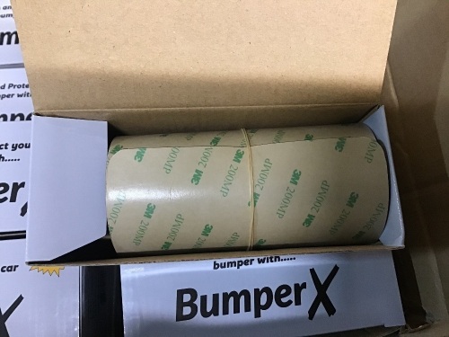 Lot of (15) BumperX 5" Width Bumper Protection, Peel & Stick Rubber Bumper Guards - Appear New  - Lot 400