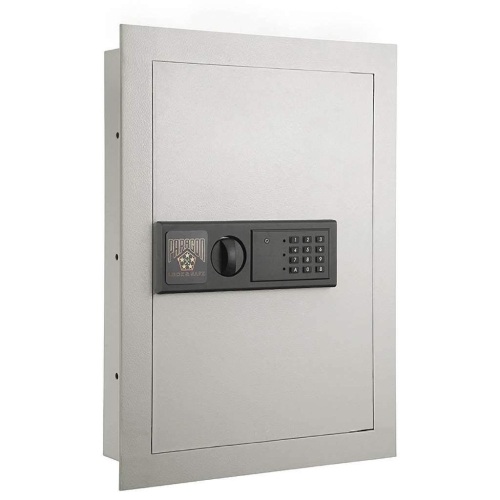 Paragon Lock & Safe Electronic Wall Safe, 16.25" x 4" x 22" - Appears New in Damaged Box - Lot 434