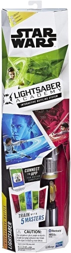 Star Wars Lightsaber Academy Interactive Battling System Lightsaber with Smart-Hilt, Motion Capture Technology, Free App for Gameplay. NEW - Lot 462