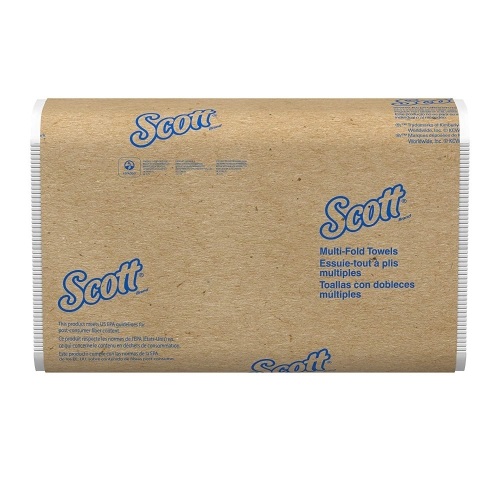 Case of Scott Essential Multifold Paper Towels - NEW in Damaged Box  - Lot 475