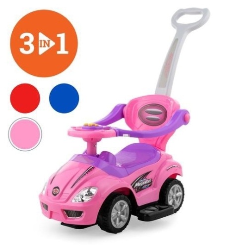 3-in-1 Kids Push Car w/ Handle and Horn. Appears New - Lot 483
