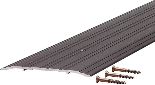 Lot of (2) M-D Building Products 69811 1/4-Inch by 5-Inch - 72-Inch Fluted Saddle, Bronze - Appear New - Lot 485