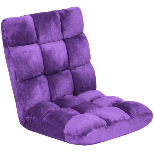 Adjustable Memory Foam Gaming Floor Chair Seat w/ 14 Positions. Appears New - Lot 498
