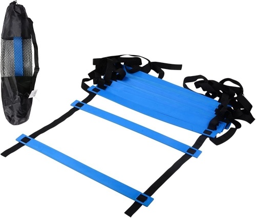 CQ Wellness Adjustable Flat Rung Agility Ladder with Carry Bag - Appears New - Lot 513