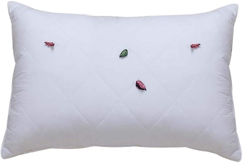 Goose Feather Down Pillow, White, Unknown Size - Appears New  - Lot 514