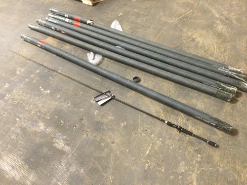 Lot of (6) KastKing Perigee II Fishing Rods. 7'1" Medium Heavy Fast 1 Piece Rods. Appear New - Lot 539
