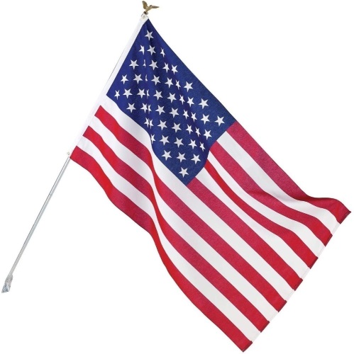 Valley Forge Poly-Cotton American Flag Kit, 3' x 5' - Appears New  - Lot 613