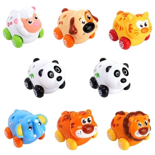 Hola Adorable Animal Farm Friction Toys, 8 Pcs - Appears New  - Lot 614