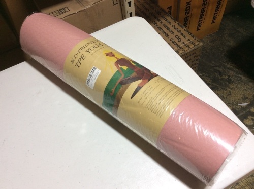 Pink Yoga Mat, Unknown Size - Appears New  - Lot 621