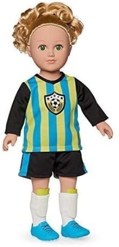 My Life As Soccer Player 18" Poseable Doll - Appears New in Damaged Box  - Lot 631