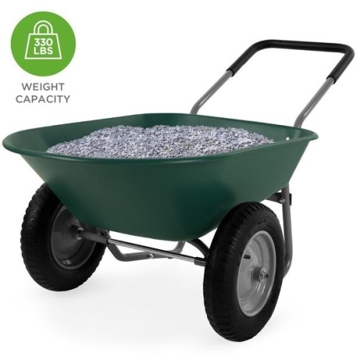 Dual-Wheel Wheelbarrow Garden Cart. Appears New - Lot 648