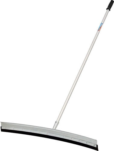 Unger Professional AquaDozer MAX Kit with 36" Smooth Surface Curved Floor Squeegee and 48" Dual End Pole - Appears New  - Lot 650