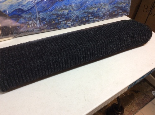 NoTrax Floor Matting DTX1026 Brush Step Entrance Mat, Charcoal, 3′ x 5′ x 3/8″. Appears New - Lot 657